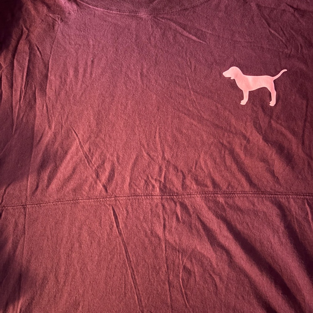 Dog Silhouette Maroon Pet Blanket